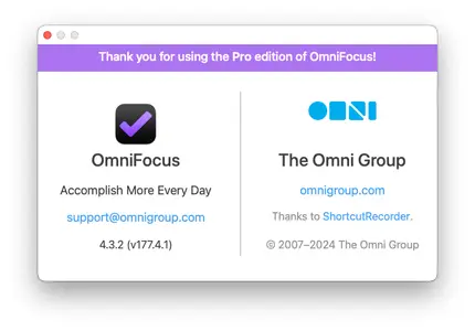 OmniFocus Pro 4.3.2 Multilingual macOS