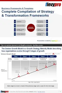 Complete Compilation of Strategy & Transformation Frameworks: Business Presentation (FlevyPro Frameworks)