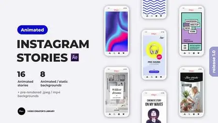 Animated Instagram Stories - Project for After Effects (VideoHive) 24590031