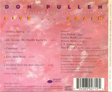 Don Pullen & The African Brazilian Connection - Live...Again: Live at Montreux (1995) {Blue Note CDP 724383027125 rec 1993}