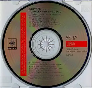 Stryper - To Hell With The Devil (1986) [Japan 1st Press]