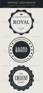 GraphicRiver Vintage Logo Badges Set