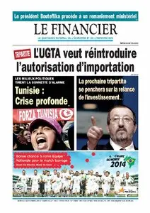 Le Financier du Jeudi 13 Septembre 2013