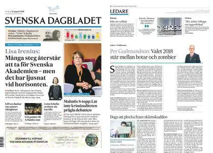 Svenska Dagbladet – 31 augusti 2018