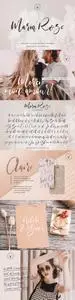 CreativeMarket - Maria Rose Elegant Hand Written Script SVG Font 3727769