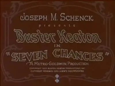 Seven Chances (1925)