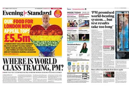 London Evening Standard – May 29, 2020