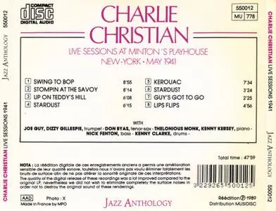 Charlie Christian - Live Sessions At Minton's Playhouse 1941 (1989) {Jazz Anthology France 550012}