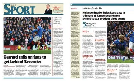 The Herald Sport (Scotland) – October 28, 2019