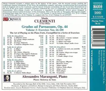 Alessandro Marangoni - Clementi: Gradus ad Parnassum, Vol. 4 (2013)