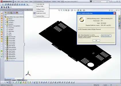CAMWorks Nesting 2013 SP1.0