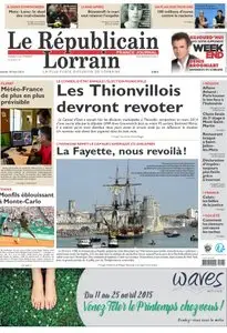 Le Républicain Lorrain du Samedi 18 Avril 2015