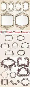 Vectors - Ornate Vintage Frames 9