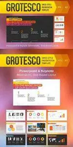 CreativeMarket - Grotesco PowerPoint & Keynote Set