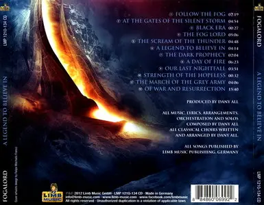 Fogalord - A Legend To Believe In (2012)
