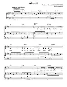 Alone (Vocal Duet) - Glee TV Series, Glee Cast, Heart (Piano Vocal)