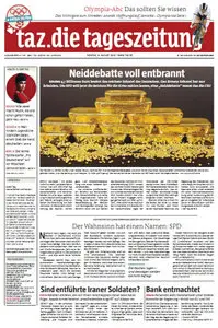 Tageszeitung TAZ vom 06 August 2012