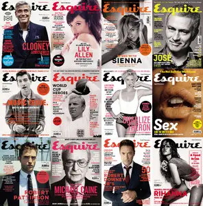 Esquire UK Magazine - 2014 Full Year Collection (True PDF)