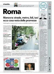 la Repubblica Roma - 24 Dicembre 2018