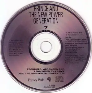 Prince And The New Power Generation - 7 (CD single) (1992)