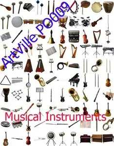Artville Photo Objects PO009 - Musical Instruments