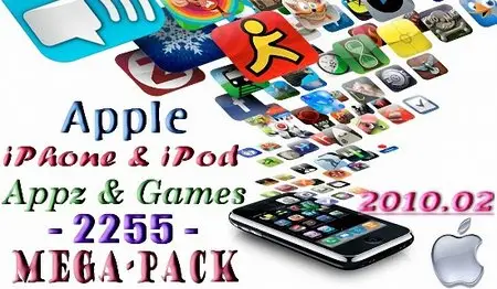 Apple iPhone/iPod 2255 Appz & Games Mega-Pack (Feb.2010)