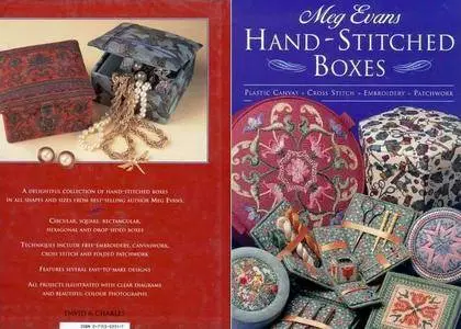 Hand-Stitched Boxes: Plastic Canvas, Cross Stich, Embroidery, Patchwork (repost)