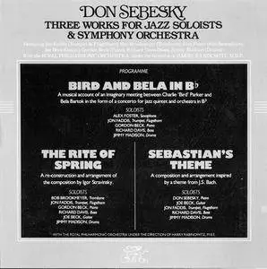 Don Sebesky - Three Works For Jazz Soloists & Symphony Orchestra (1979) {1999 DCC Jazz} **[RE-UP]**