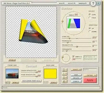 AV Bros Page Curl Pro Plugin for PhotoShop