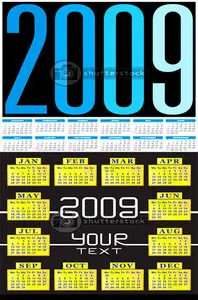Vector SS Calender 2009