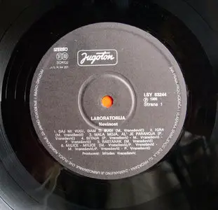 Laboratorija - Nevinost (1986) Jugoton LSY 63244 (24bit/96kHz) {Yugoslavia}
