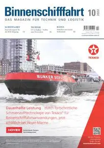 Binnenschifffahrt - Oktober 2022