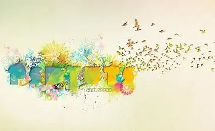 Dynamic Recessed Watercolor Typography Effect in Photoshop