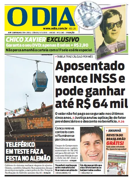 Jornal O Dia em PDF, Sabado, 11 de Dezembro de 2010
