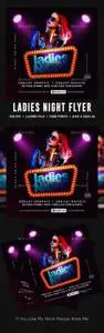 Graphicriver - Ladies Night Club Flyer 23357313