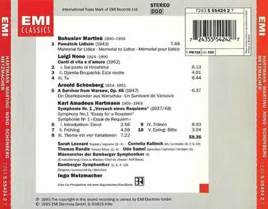 Ingo Metzmacher, Bamberger Symphoniker - Versuch Eines Requiems: Martinů, Nono, Schoenberg, Hartmann (1995)