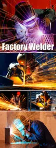 Stock Photo - Factory Welder