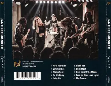 Jane Lee Hooker - Spiritus (2017) CD Release 2018
