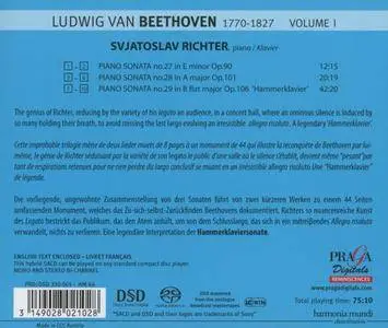 Sviatoslav Richter - Beethoven I - Piano Sonatas Nos. 27, 28, 29 (2012) [Official Digital Download 24-88]