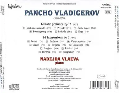 Nadejda Vlaeva - Pancho Vladigerov: Exotic Preludes & Impressions (2021)