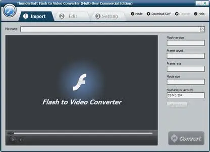 ThunderSoft Flash to Video Converter 4.3.0 Portable