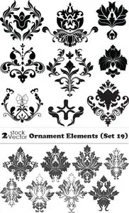 Vectors - Ornament Elements (Set 19)