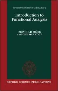 Introduction to Functional Analysis by Dietmar Vogt