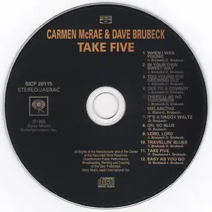 Carmen McRae & Dave Brubeck - Take Five Live (1961) [Remastered 2009]