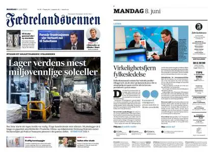 Fædrelandsvennen – 08. juni 2020