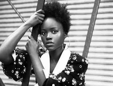 Lupita Nyong’o by Kai Z Feng for Elle UK January 2016