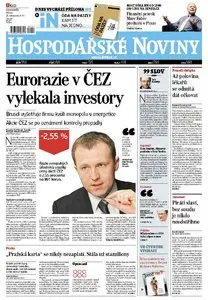 Hospodarske noviny (CZ Tages- und Wirtschaftszeitung) from 25. 11. 2009