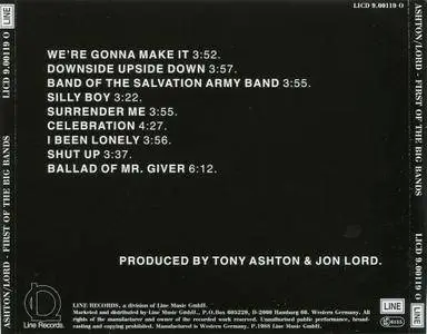 Tony Ashton & Jon Lord - First Of The Big Bands (1974) {2016, Reissue}