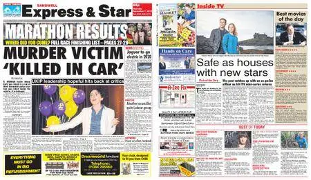 Express and Star Sandwell Edition – September 07, 2017