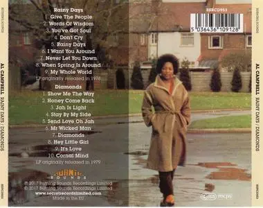 Al Campbell - Rainy Days & Diamonds (1979) {Secret Records, BSRCD953, 2017 Reissue}